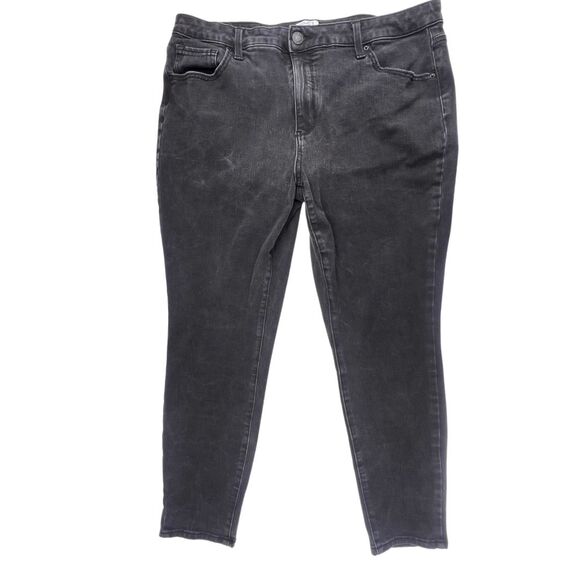 Time and Tru Denim - Time And True Jeans 18 Black Denim Casual Everyday Modern High Rise Basic Pants